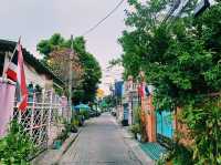 泰國曼谷空訕區湄南河畔歷史村落古跡寺廟華人祠堂一日遊行程，小橋流水景色優美，適合打卡拍照📸