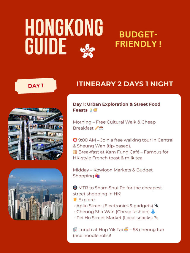 2Days in Hongkong (budget friendly)