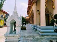 泰國曼谷市中心湄南河畔著名古跡皇家寺廟景點：Wat Sangwet Witsayaram，暹羅文化藝術精美寺廟建築，適合打卡拍照📸冥想