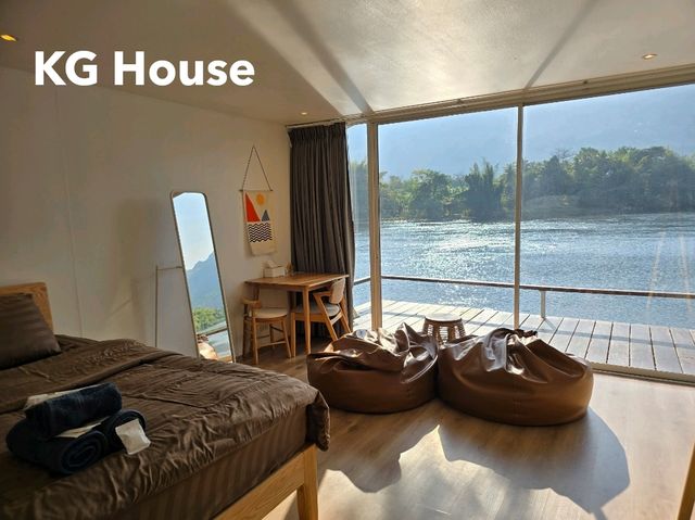 KG House ที่พักติดแกรม ริมแม่น้ำแควใหญ่