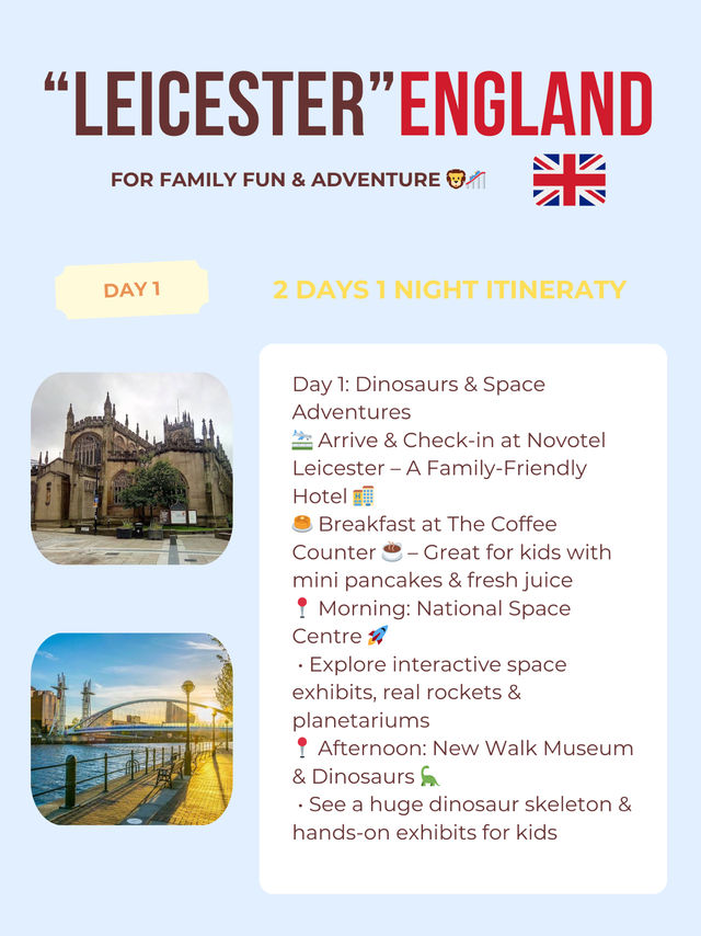 Leicester for Family Fun & Adventure 🦁🎢