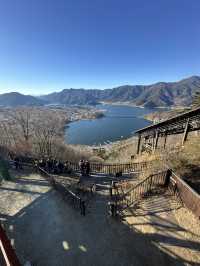 搭天上山公園纜車🚡鳥瞰河口湖嘆絕景富士山🗻