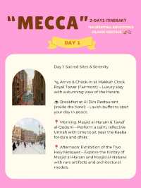 Mecca itinerary 