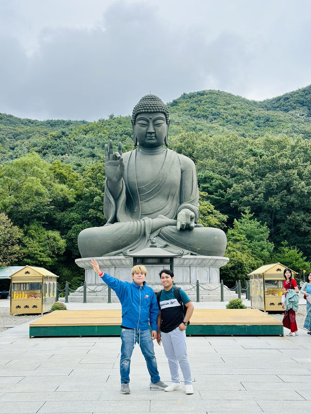 A Massive Bronze Statue (The Budha of the Western Paradise)