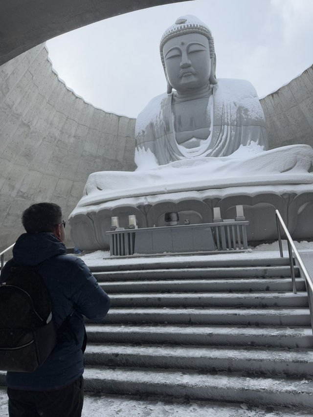 A Silent Giant in the Snow: Winter at Hokkaido’s Hill of the Buddha