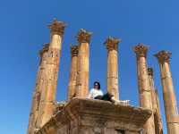 約旦-傑拉什考古遺址Jerash，請注意攤販拍照索取小費