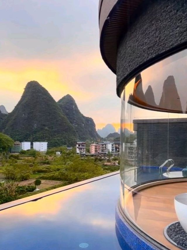 酒店推薦🏘️📷🏞️與山水共眠⛰️人在畫中的酒店房間
