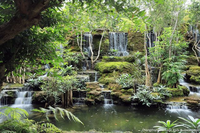 สวนช้างทองเฮอริเทจ สวนไม้โยราณเชียงใหม่