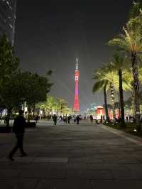 🌈 “Rainbow Beacon of Guangzhou Nights”