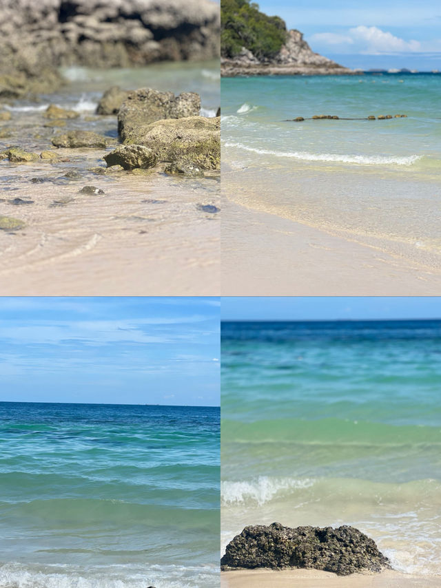 เที่ยวทะเลใกล้กรุงเทพ เกาะล้าน น้ำใสมาก