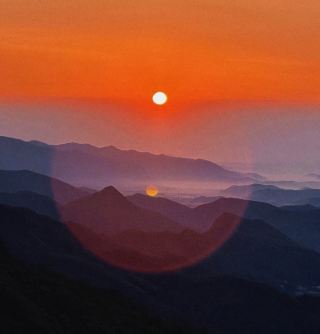 Nanyang Wuduo Mountain—A Sunset Wonderland