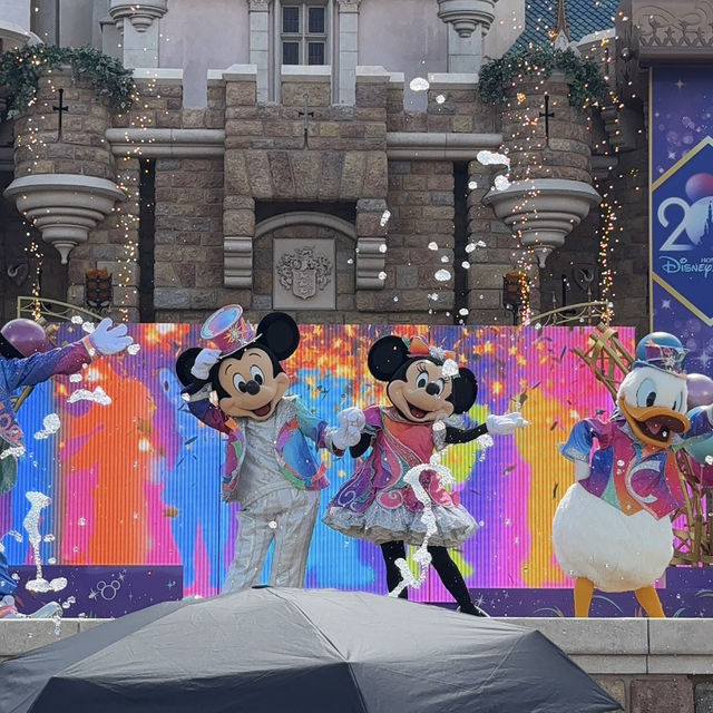 【香港ディズニー】20周年記念ショー🎉ディズニーフレンズライブ キャッスルパーティー