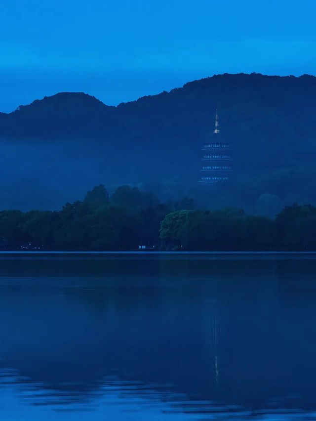 【杭州｜西湖的藍調時刻】