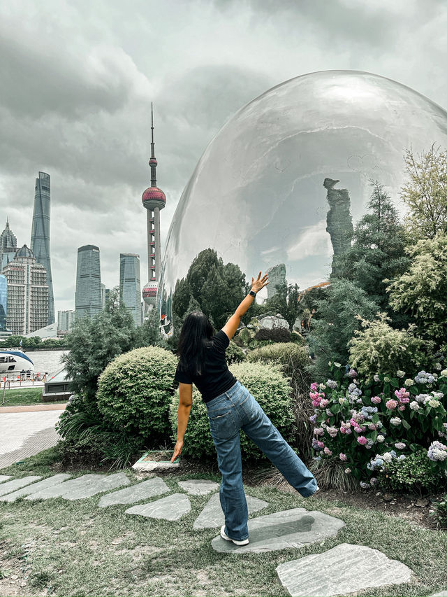 เที่ยว Shanghai มุม North Bund Green Land ต้องมี