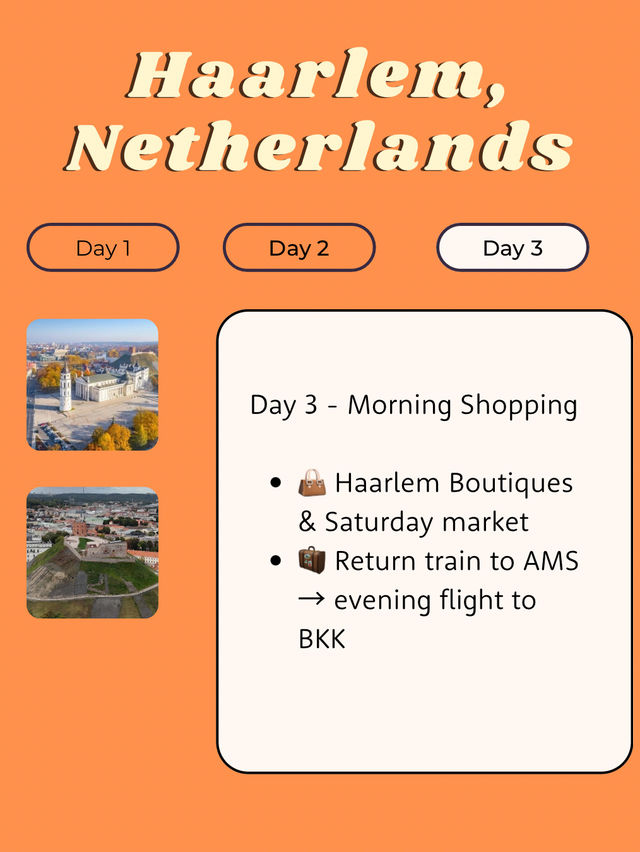 Haarlem, Netherlands 🌸 itinerary  Haarlem, Netherlands 🌸 itinerary