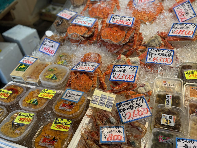 【札幌必逛】北海道二條市場 🦀 海鮮控的天堂