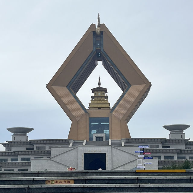 ✨ Famen Temple – The Golden Path of Faith ✨