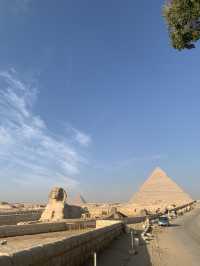 🦁埃及 卡夫拉金字塔|石灰帽與人面獅身像的守護傳說