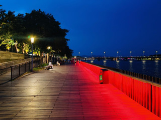 Evening along the Perfume River in Hue