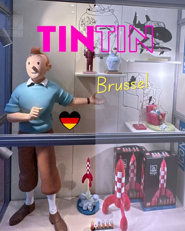 TINTIN SHOP, another charming spot in Brussels 💛 | Trip.com Brussels