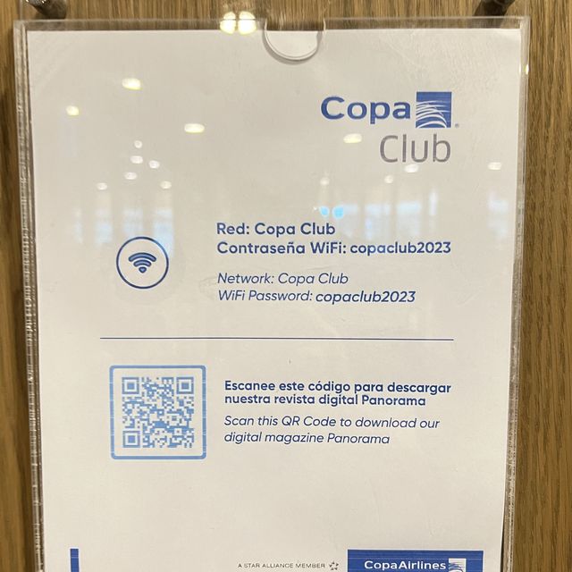 Copa Airlines lounge terminal 1