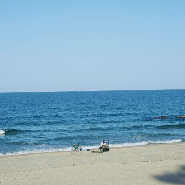 Vibe away on this lovely Korean beach