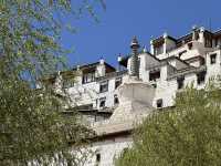 Lost in time, eternal monastery surrounded by mountains 