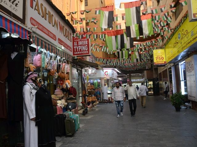 The vibrant atmosphere of Bur Dubai Souk