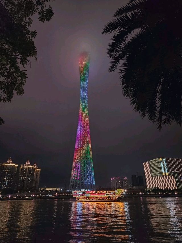 Skyline magic at Canton Tower💫