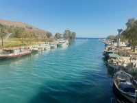 Best beach in Georgioupolis is across the bridge!