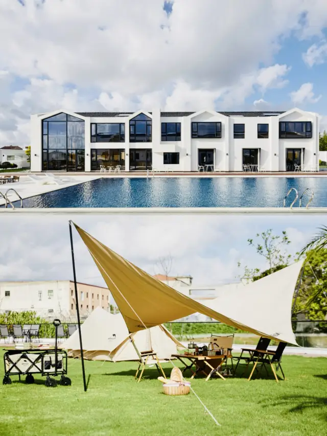 這家迪士尼民宿yyds超大游泳池、滑梯