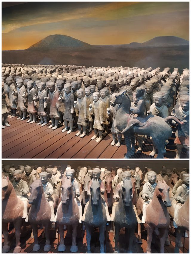 咸陽博物院看漢兵馬俑