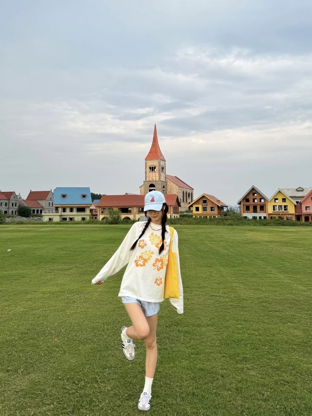 秋天的洛水昌谷好舒服，屬於洛陽的童話小鎮。