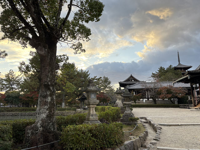法隆寺——奈良的世界文化遺產。