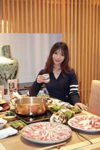 暖胃好時光在花園飯店裡實現了牛肉涮鍋自由。