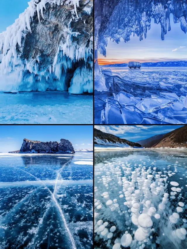 The charm of Lake Baikal, the magical beauty of the blue ice world