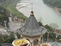 River side view from Hotel in Chishui city