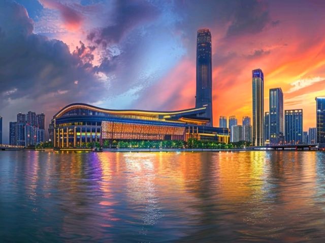 Guangzhou opera house is worth visiting in the city 🇨🇳