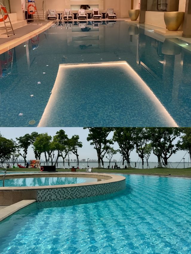 昆山陽澄湖費爾蒙酒店    沿住陽澄湖行一圈真係唔錯