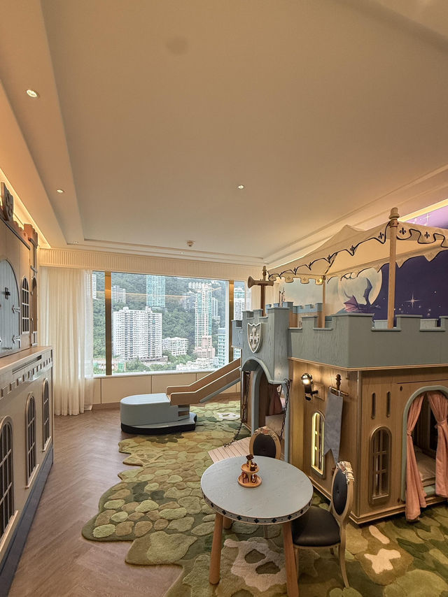 港島香格里拉酒店的兒童套房，真的是市區親子酒店天花板！二胎家庭直接衝就對了～ 