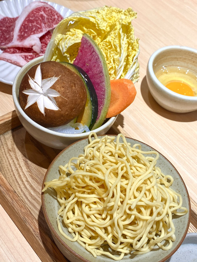是愛呀~牛乳鍋底➕和牛壽喜燒🥹🥹