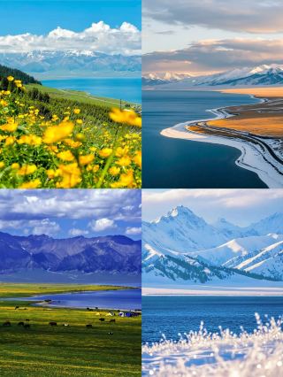 【Sayram Lake, Xinjiang】Captured the photo of a lifetime!