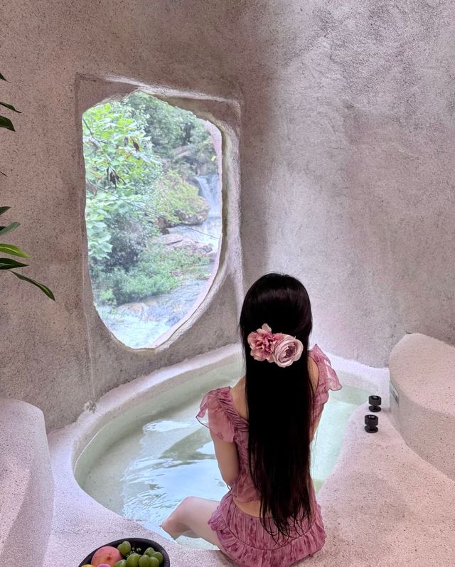 安吉避暑天花板！住進山野洞穴私湯民宿