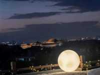 在天安門逸扉露台，追一場jue美日落晚霞