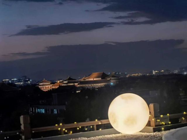 在天安門逸扉露台，追一場jue美日落晚霞