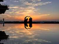 在天安門逸扉露台，追一場jue美日落晚霞