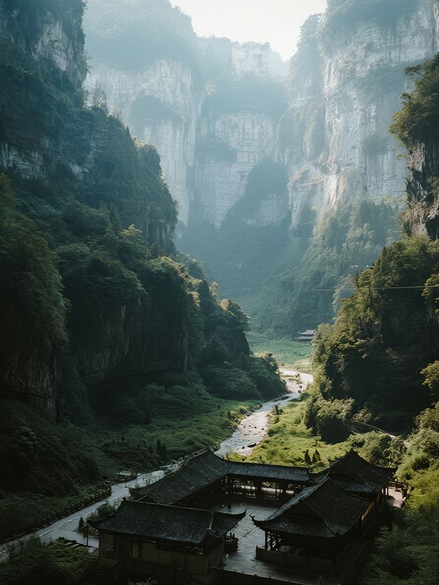武隆天生三橋親子探險娃追瀑布+看古驛!超有趣 武隆天生三橋親子探險娃追瀑布+看古驛!超有趣