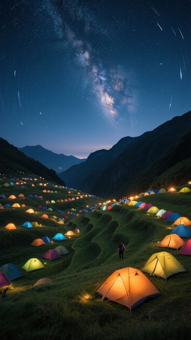 徒步武功山看星河 徒步武功山看星河