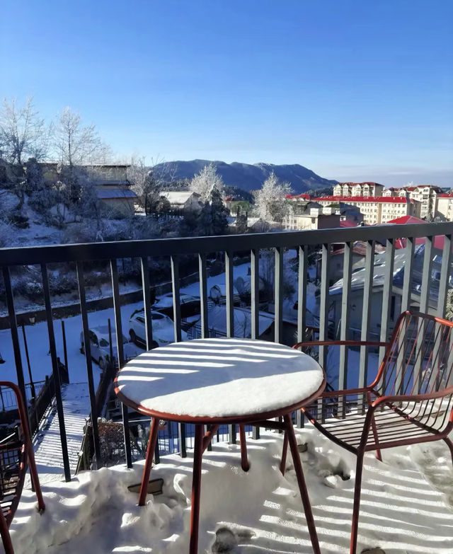 廬山雪景民宿200+躺看霧淞雲海！性價比絕了