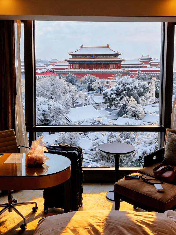 
-
Ladies coming to Beijing, here’s a hotel recommendation for you!
✔️ City center ✔️ Lie back and watch the Forbidden City ✔️ Step outside to Wangfujing ✔️ 5 minutes to the subway station
The most important thing is the excellent value for money, perfect for traveling with the whole family during the Spring Festival~~~
-
How great is the location? Just a 5-minute walk to the subway entrance, within walking distance to Wangfujing Street, the Meridian Gate of the Forbidden City, Tiananmen Square, Nanluoguxiang... perfect for sightseeing, eating, shopping, and getting around~
-
Highly recommend the Forbidden City view room! A spacious 45㎡ with floor-to-ceiling windows, open your eyes to the glazed tile roofs of the Forbidden City. At sunset, warm light spills over the rooftops, making for amazing photos. The bedding is super comfortable down material, just the right firmness without sagging. The bathroom has a thorough wet and dry separation, with an LED-lit makeup mirror and a comfortable makeup chair that won’t tire you out. The minibar includes capsule coffee and self-service snacks~
-
Breakfast at the Ran Restaurant on the first floor features an open kitchen where you can watch chefs cook live, with views of old Beijing hutongs outside the window. The 17th-floor executive lounge offers panoramic views of the Forbidden City. Afternoon tea is themed around the central axis, featuring roast duck with caviar bread and persimmon foie gras jelly—both visually stunning and delicious~
-
There’s so much to explore nearby!
✔️ 10-minute walk to the National Art Museum of China for exhibitions;
✔️ 5 minutes to Lao She Teahouse for traditional opera, and Wangfujing Snack Street and the Gongmei Building are right outside the door.
✔️ Want to stroll through hutongs? Dongsi Hutong Museum and Shijia Hutong are both within a 20-minute walk;
-
The service is also super thoughtful. The front desk proactively helps plan routes, luggage storage is very convenient, and there are absolutely no disappointments staying here. If you want to stay in Beijing’s core area and save budget, just book this place with confidence!